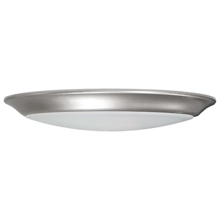 Nuvo 10-Inch LED Disk Light - 5-CCT Selectable 27K/3K/35K/4K/5K - Brushed Nickel Finish 62/1812